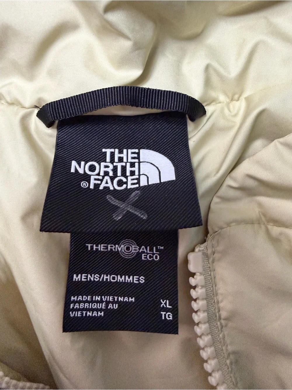 The North Face ThermoBall Eco Hooded Jacket Mens XL Blue Waterproof